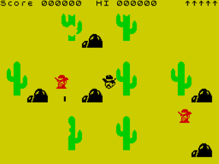 Wild West screenshot 3 for ZX Spectrum